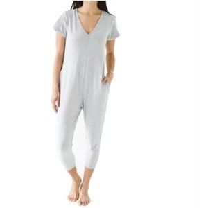 Smash + Tess Sunday Romper, Light Grey, L